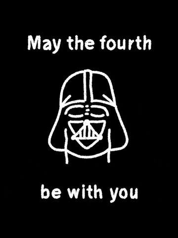 May The Fourth Be With You Darth Vader GIF