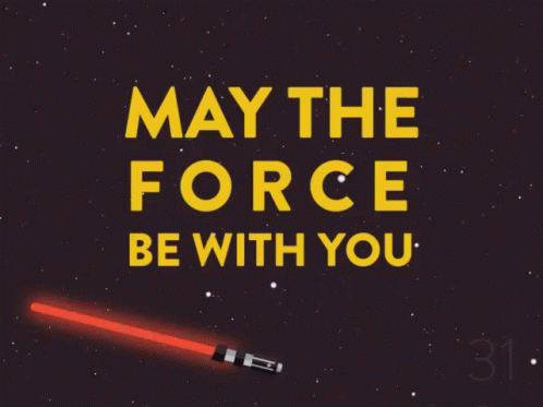 May the Fourth Be With You in Yellow