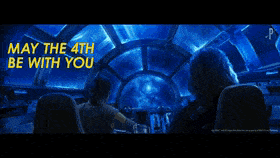 May The Fourth Be With You Millennium Falcon GIF