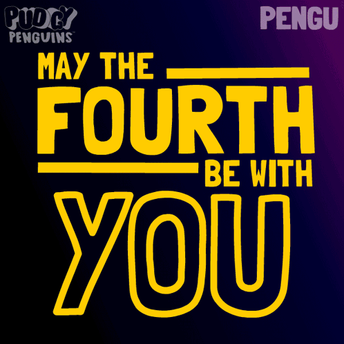 May The Fourth Be With You Poster GIF