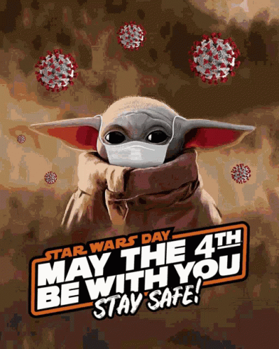 May The Fourth Be With You Stay Safe GIF