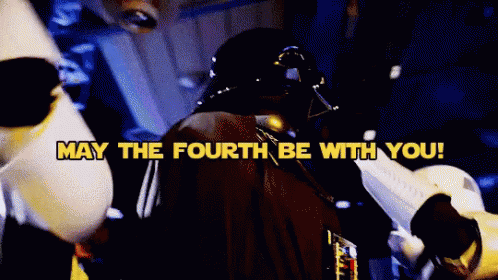 May The Fourth Be With You Vader Partying GIF