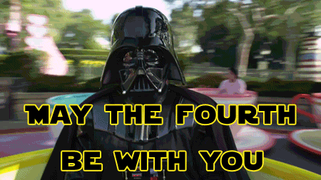 May The Fourth Be With You Vader Spinning GIF