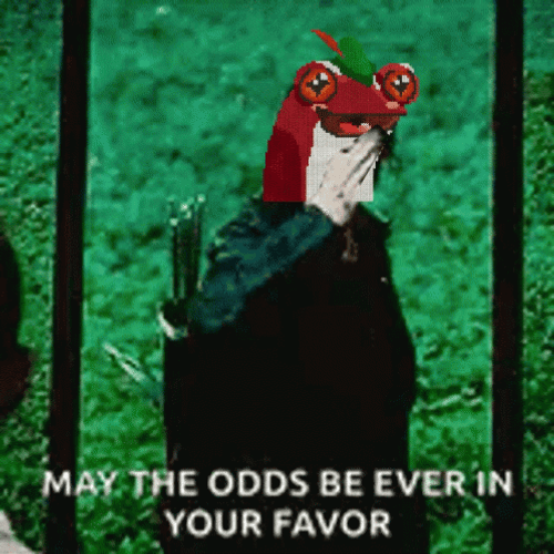 May The Odds Be In Your Favor Edited Head GIF