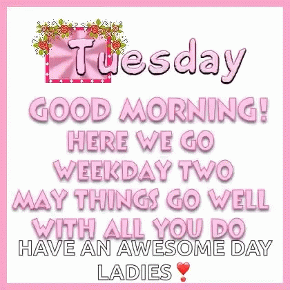 May Things Go Well Thankful Tuesday GIF