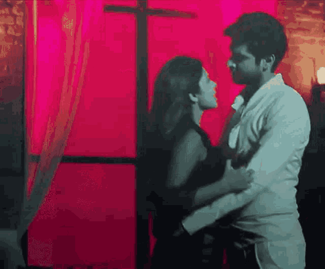 Maya And Rudra Hug Romantic GIF