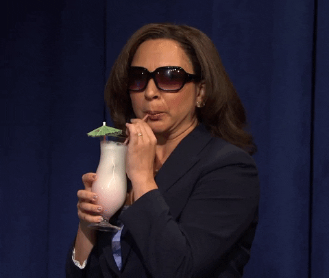 Maya Rudolph Drinking Juice GIF