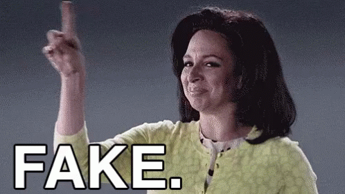 Maya Rudolph Finger Wag Fake GIF