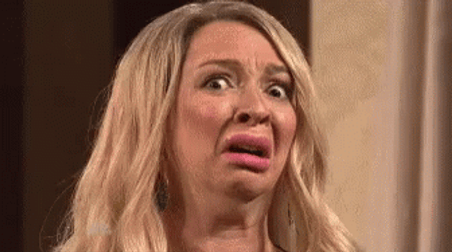 Maya Rudolph Is Horrified In Ugly Face GIF