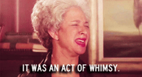 Maya Rudolph Says It Was An Act Of Whimsy GIF