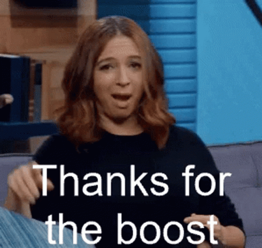 Maya Rudolph Thanks For The Boost GIF
