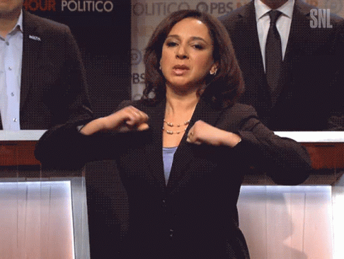 Maya Rudolph Weird Silly Dance Step GIF