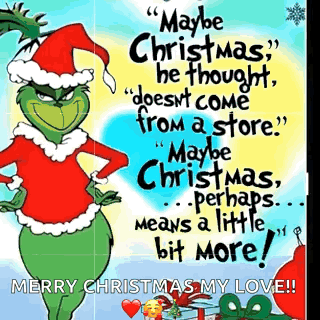 Maybe Christmas , He Thought Doesn 'T Come From A Store . GIF