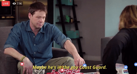 Maybe He's In The Gay Coast Guard GIF