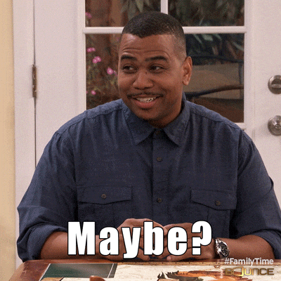 Maybe Maybe Not African Man GIF