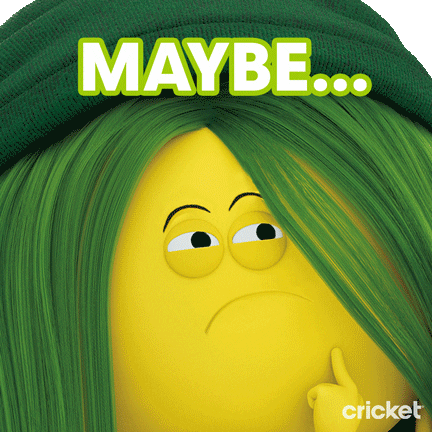 Maybe Maybe Not Cricket Wireless GIF