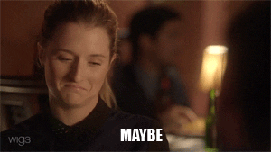 Maybe Maybe Not Grace Gummer GIF
