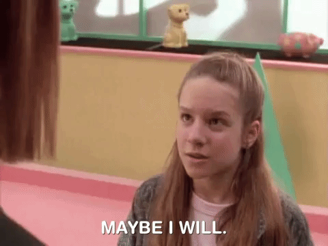 Maybe Maybe Not I Will Little Girl GIF