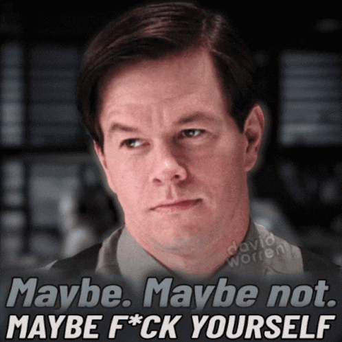 Maybe Maybe Not Maybe F*ck Yourself Poster