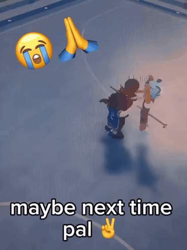 Maybe Next Time Pal Is Written On A Picture Of A Basketball Court GIF