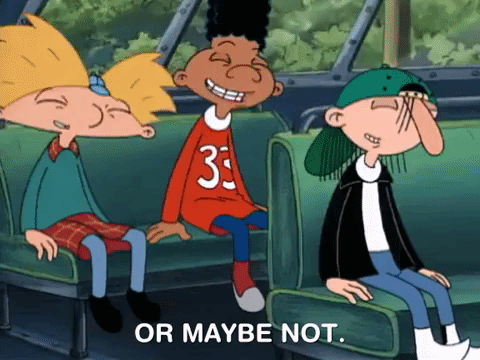 Maybe Not Bus Ride Hey Arnold GIF