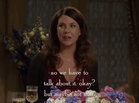 Maybe Not Gilmore Girls Lauren Graham Actress GIF