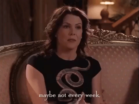 Maybe Not Lauren Graham Gilmore Girls GIF