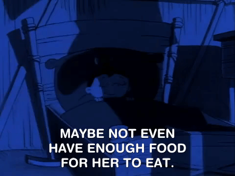 Maybe Not Sleeping Baby Cartoon Character GIF