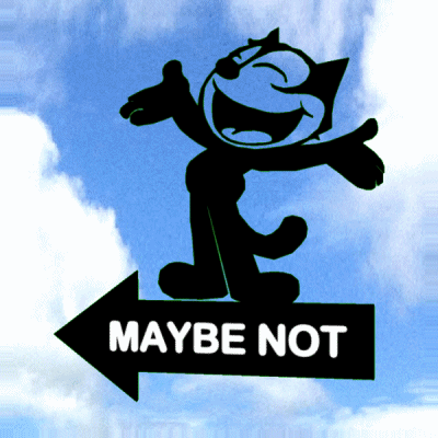 Maybe Not Spinning Felix The Cat GIF