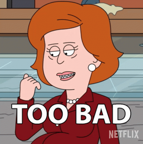 Mayor Karen Crawford Too Bad GIF