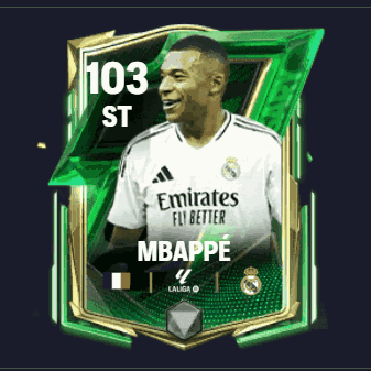 Mbappe Soccer Player Card