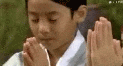 Mc Hammer Asian Kids Praying GIF
