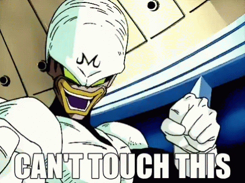 Mc Hammer Can't Touch This Dragon Ball Z GIF
