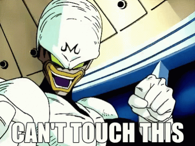 Mc Hammer Can't Touch This Dragon Ball Z GIF