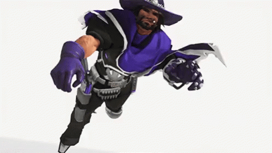 Mc Hammer Cowboy Firing Gun GIF