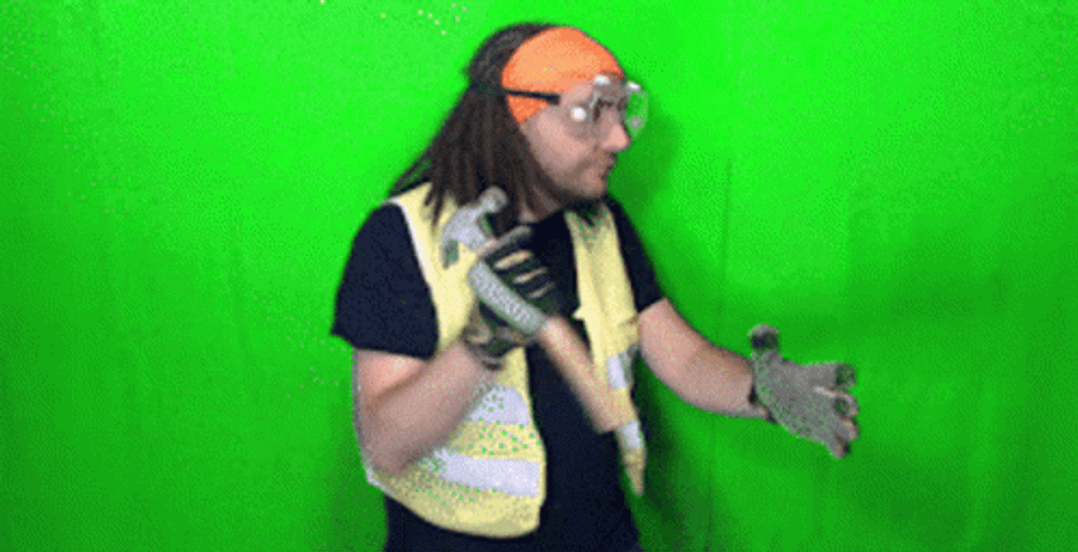 Mc Hammer Dancing With Sledge Hammer GIF
