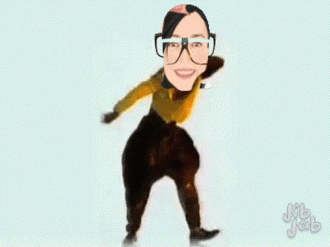Mc Hammer Moves Cartoon Lady Grooving GIF