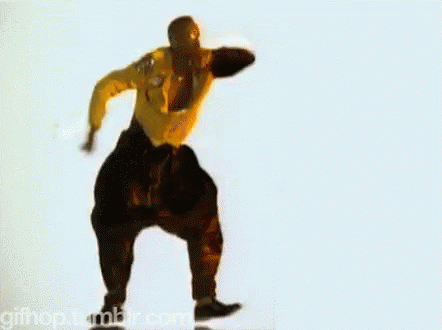 Mc Hammer Pumped Up Dance GIF