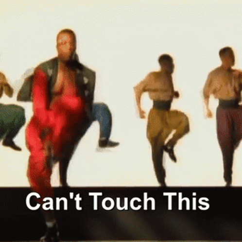 Mc Hammer Rapper Can't Touch This GIF