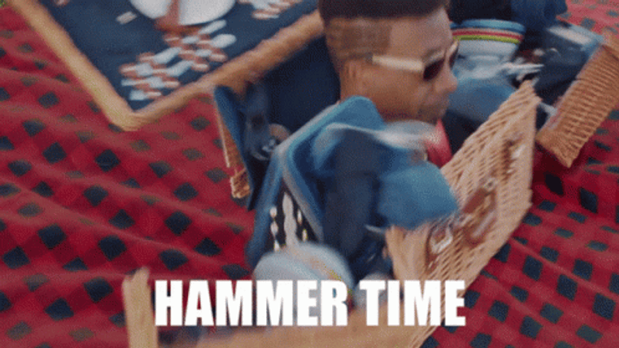Mc Hammer Time On Skirt GIF