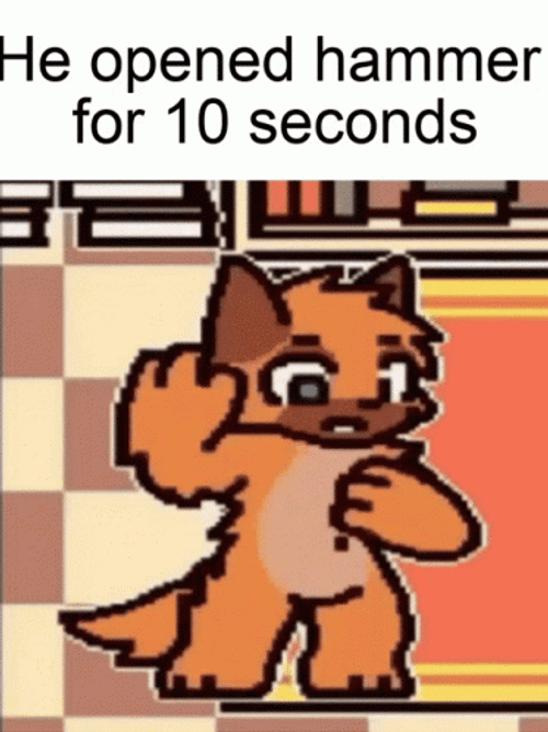 Mc Hammer Wolf Transformation Pixel Art GIF