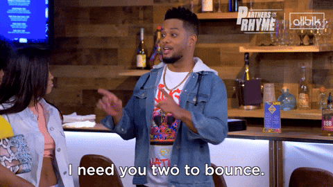 Mc Lyte You Two Need To Leave Bounce Now GIF