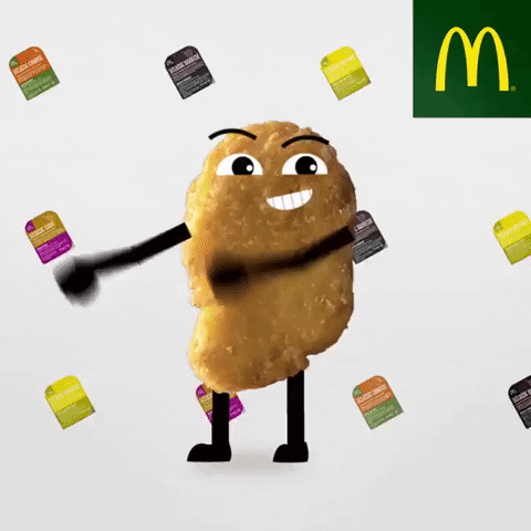 Mcdo Nuggets Dancing Floss GIF