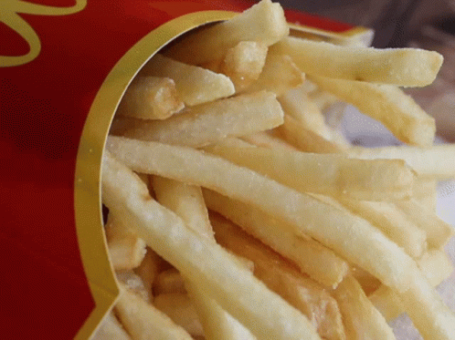 McDonald's French Fries Spilling Out GIF