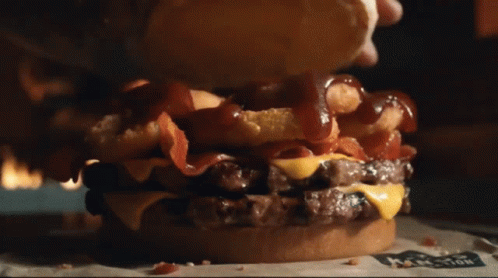 McDonald's Hamburger Close Up
