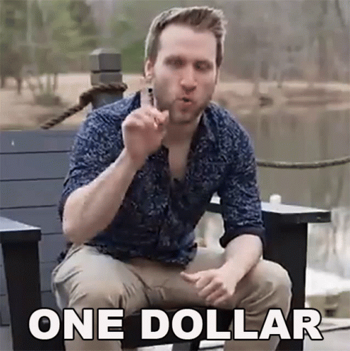 Mcjuggernuggets Just 1 Dollar Bill GIF