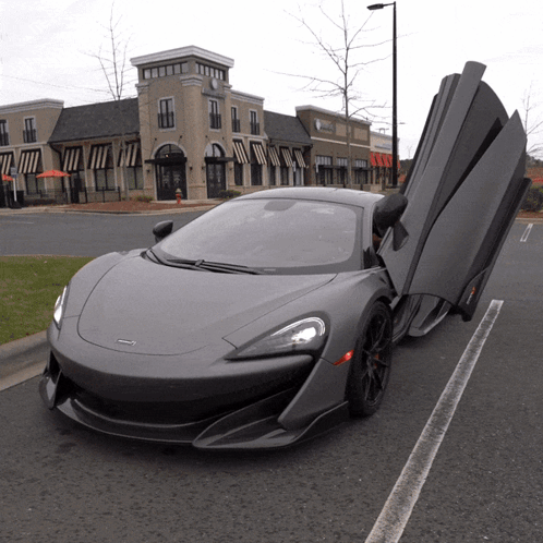 McLaren Sports Car with Open Doors