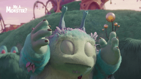 Me A Monster Concentrating GIF