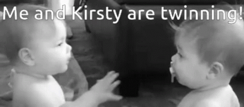 Me And Kirsty Are Twinning GIF