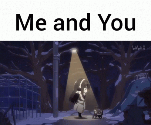 Me and You Poster With Girl
